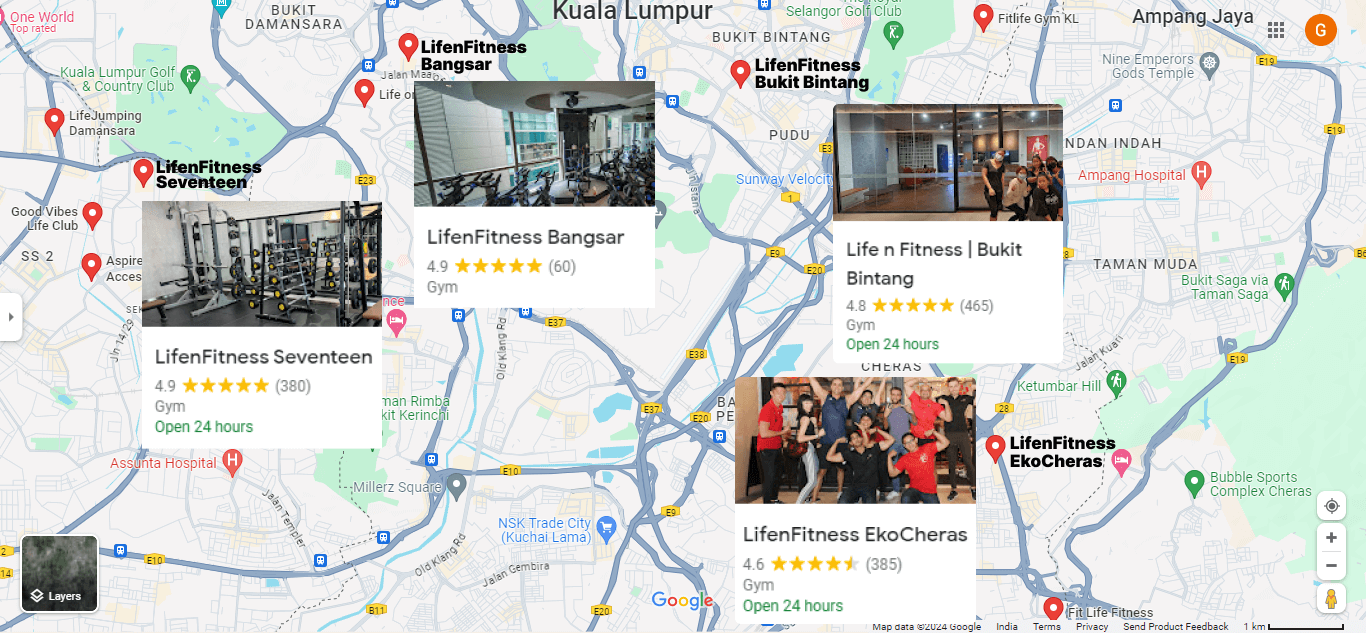Life n Fintess| Google Map